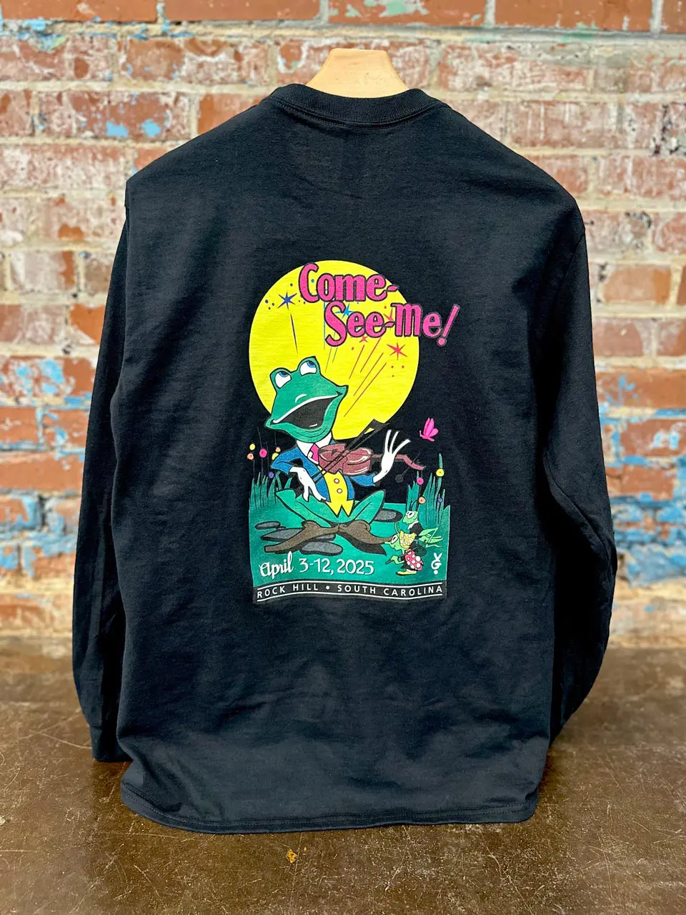 Come-See-Me-Festival-Souveniers-T-Shirts-Black-Back